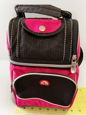 Igloo Pink and Black Insulated Lunch Tote
